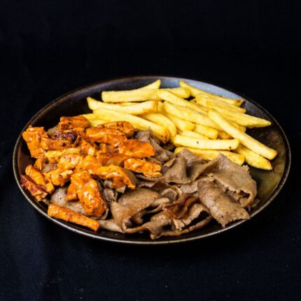 DONNER MEAT & CHICKEN STEAK & CHIPS