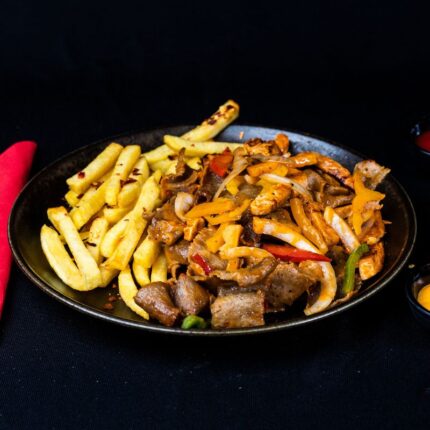 DONNER STIR FRY LOADED FRIES